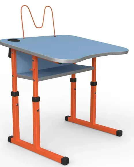 Стіл учнівський одномісний з нахилом №4-6 /700х500 МФ Вересень